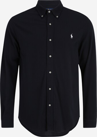 Polo Ralph Lauren Big & Tall Button Up Shirt in Blue: front