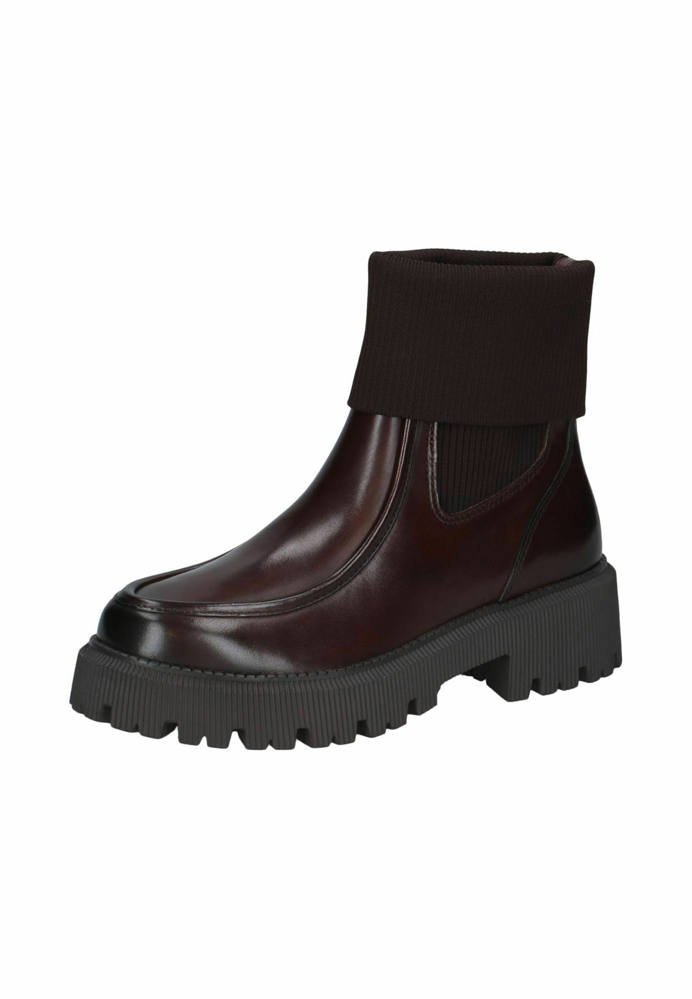CAPRICE Chelsea Boots in Brown: front