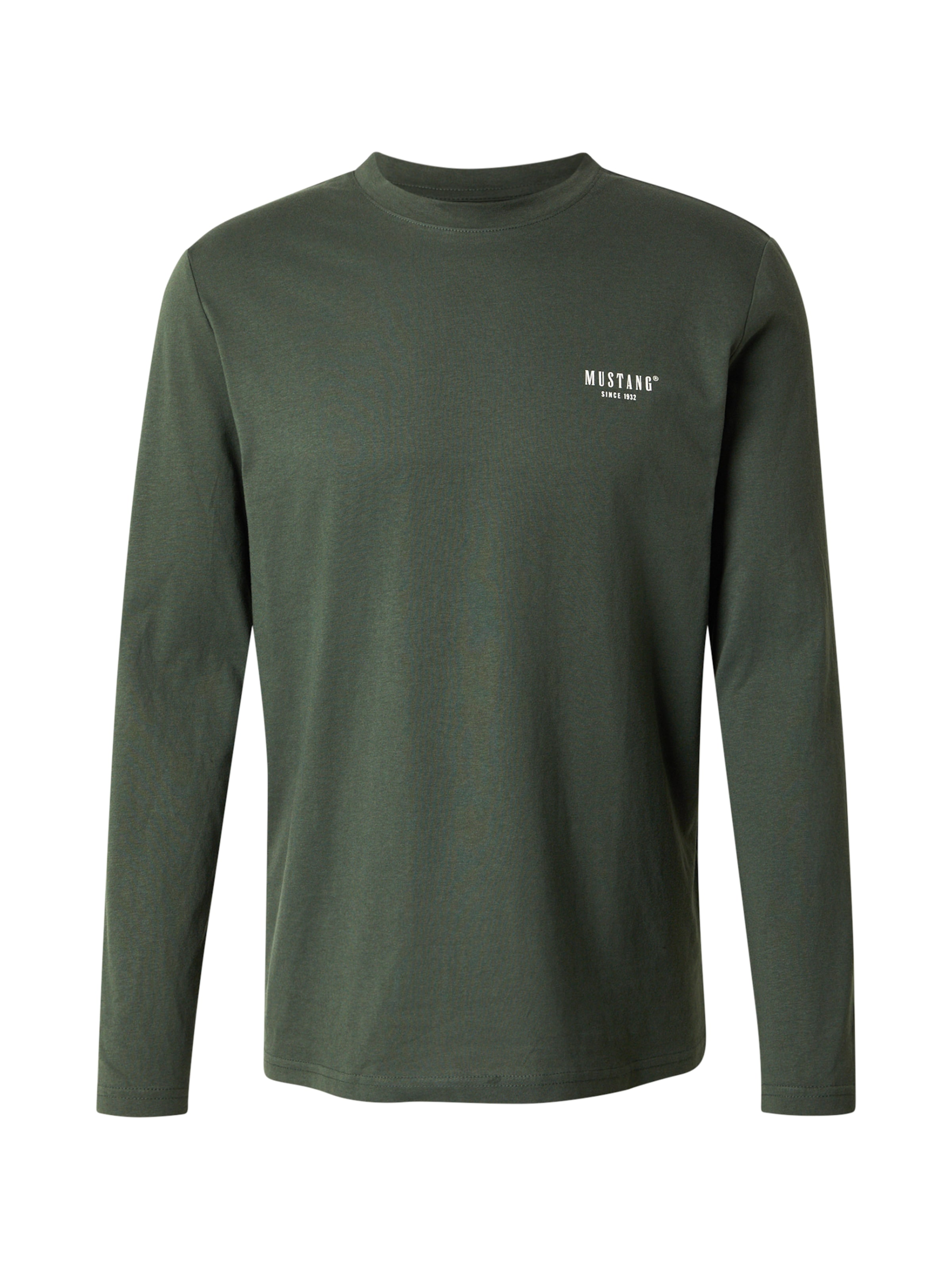 MUSTANG Shirt 'Asheville' in Grün: Vorderseite