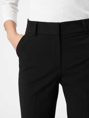 évasé Pantalon à plis 'Clara' FIVEUNITS en noir