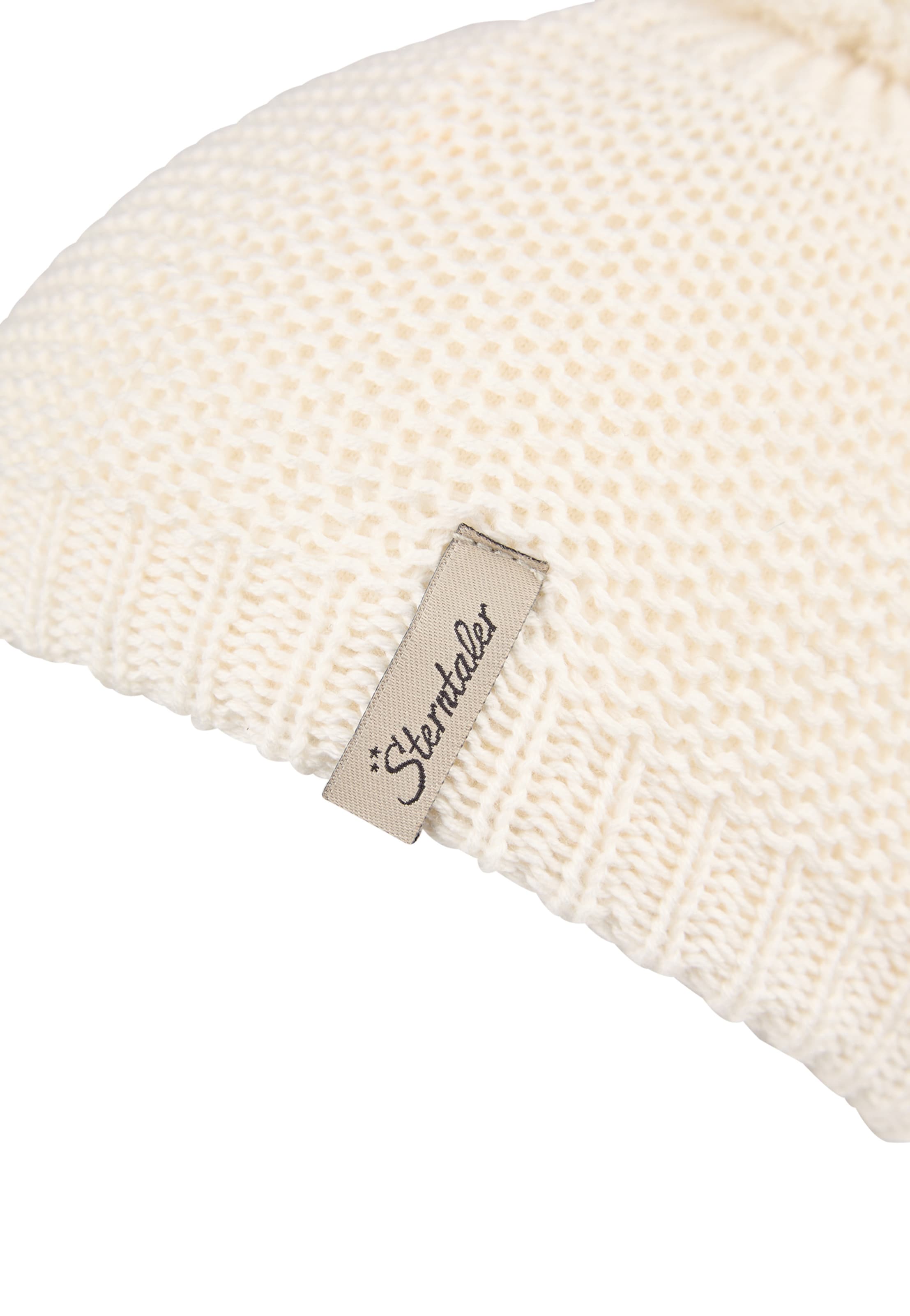 STERNTALER Beanie in White