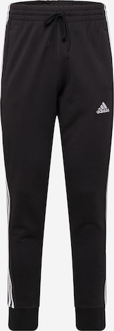 Pantalon de sport 'Essentials' ADIDAS SPORTSWEAR en noir : devant