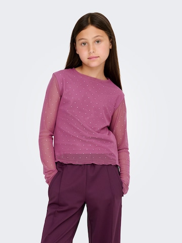 ONLY GIRLS T-shirt 'KOGJADA' i rosa: framsida