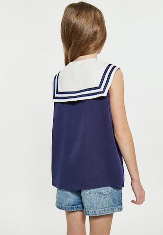 DreiMaster Vintage - Blusa en azul