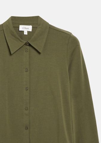 s.Oliver Blouse in Groen: voorkant