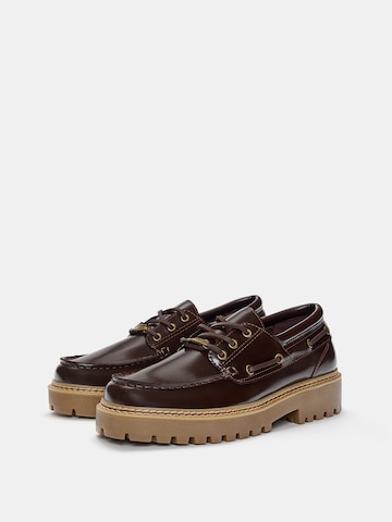 Pull&Bear Mokasíny - Hnedá
