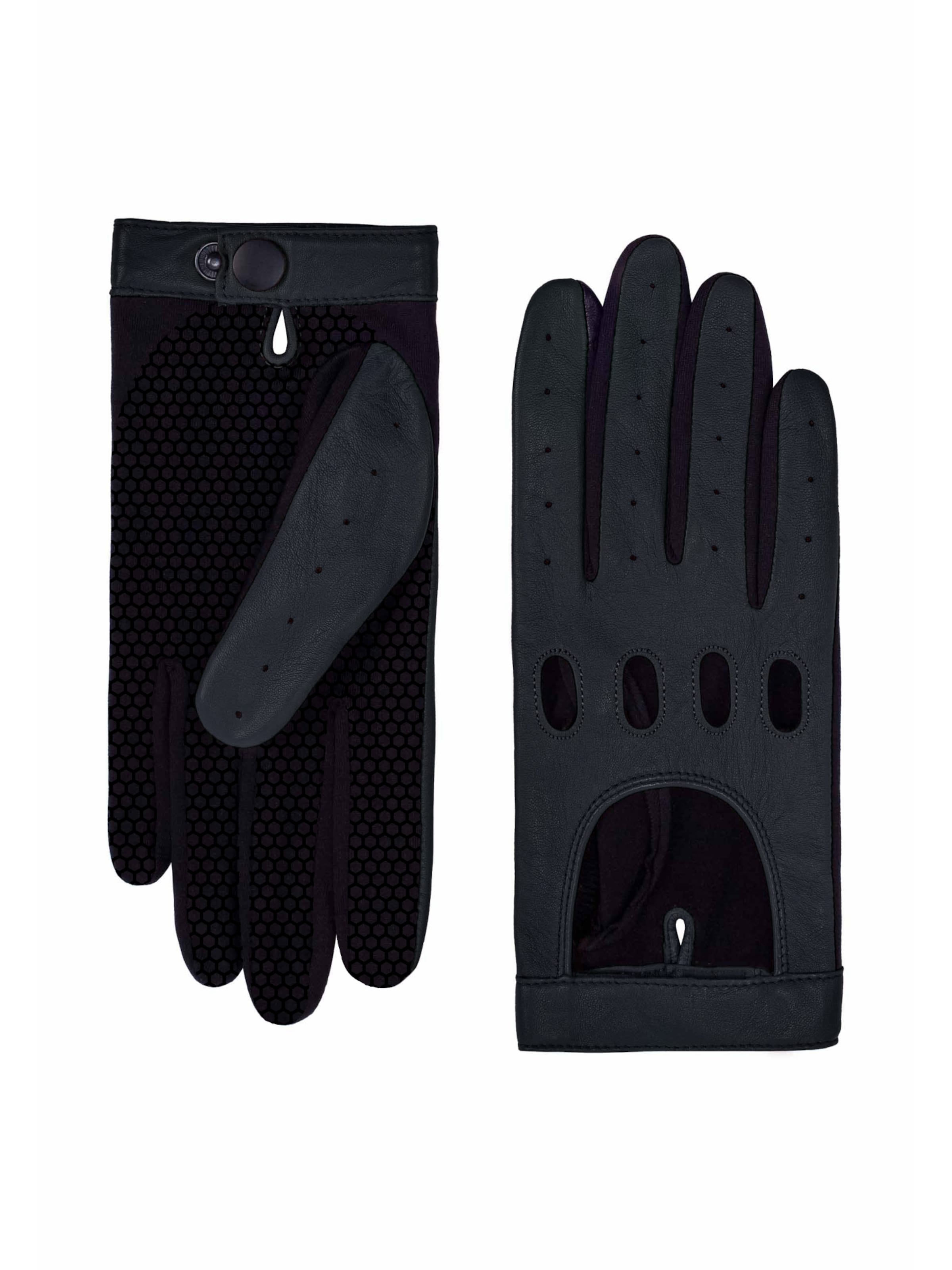 KESSLER Full Finger Gloves in Black