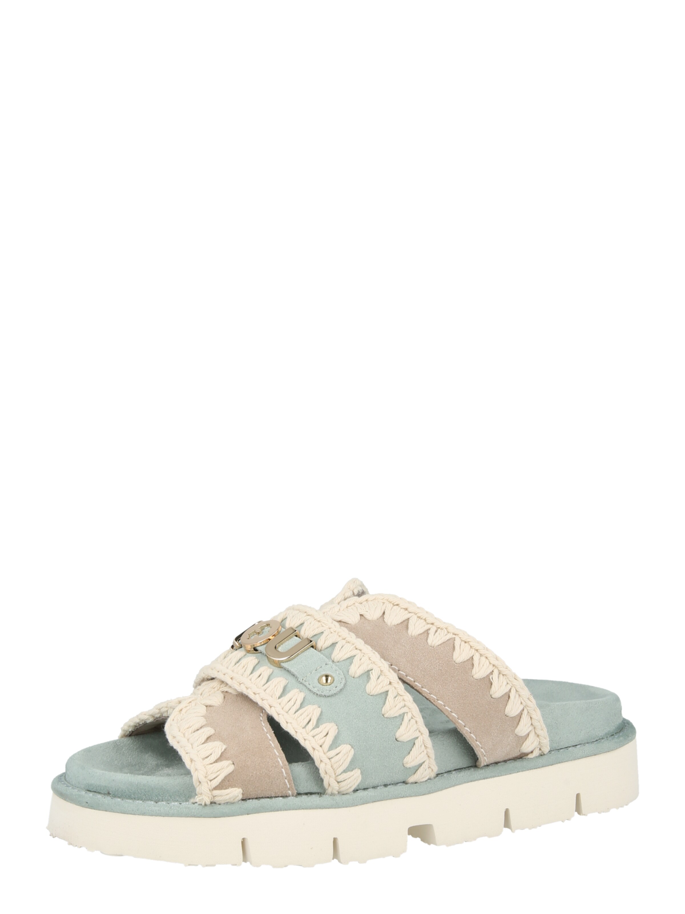 MOU Pantoletter i grøn: forside