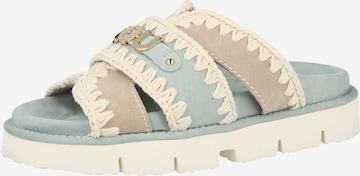 MOU Pantoletter i grøn: forside