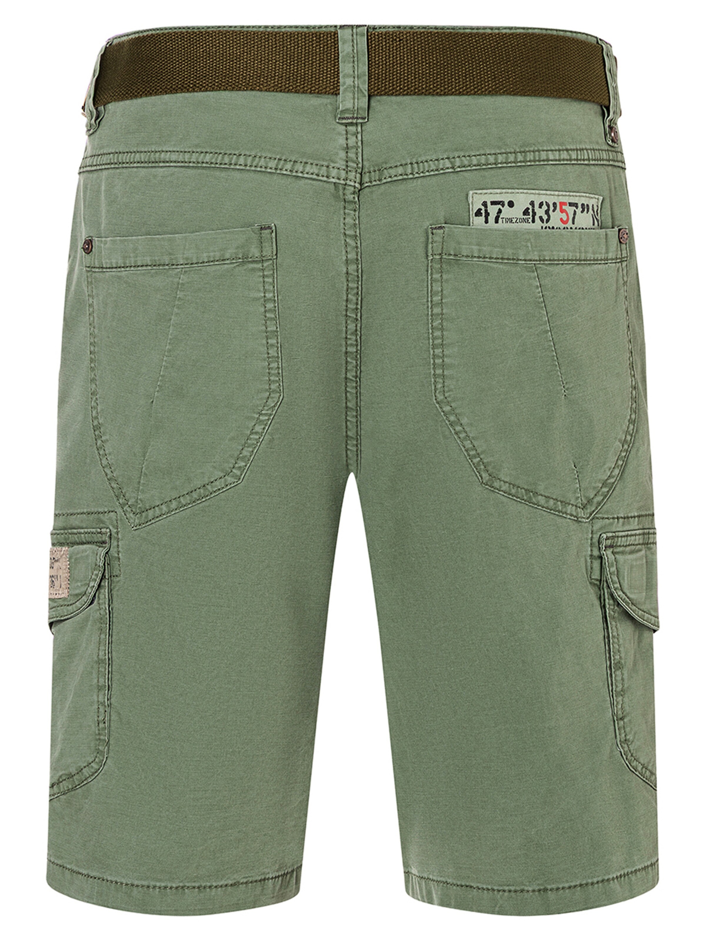 TIMEZONE Regular Stretchjeans 'Ryker TZ' in Grün