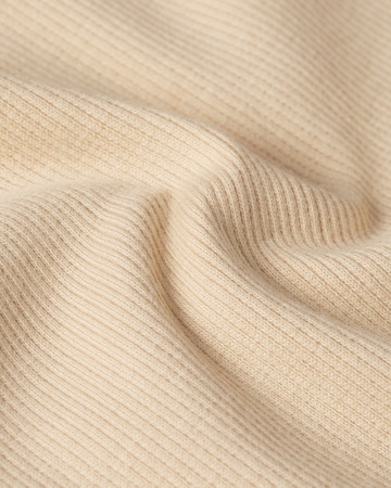 G-STAR T-Shirt - 'Slim Rib T-Shirt' in Beige