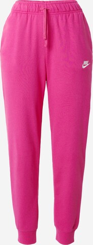 Nike Sportswear Broek 'Club' in Roze: voorkant