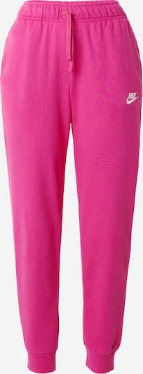 Pantaloni 'Club' Nike Sportswear pe fucsia / alb, Vizualizare produs