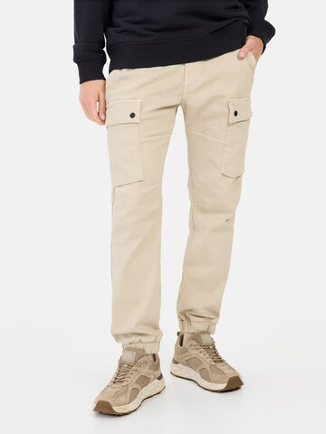 CAMEL ACTIVE Tapered Cargohose in Beige: Vorderseite