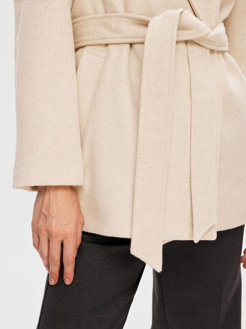 Manteau mi-saison 'Rosa' SELECTED en beige