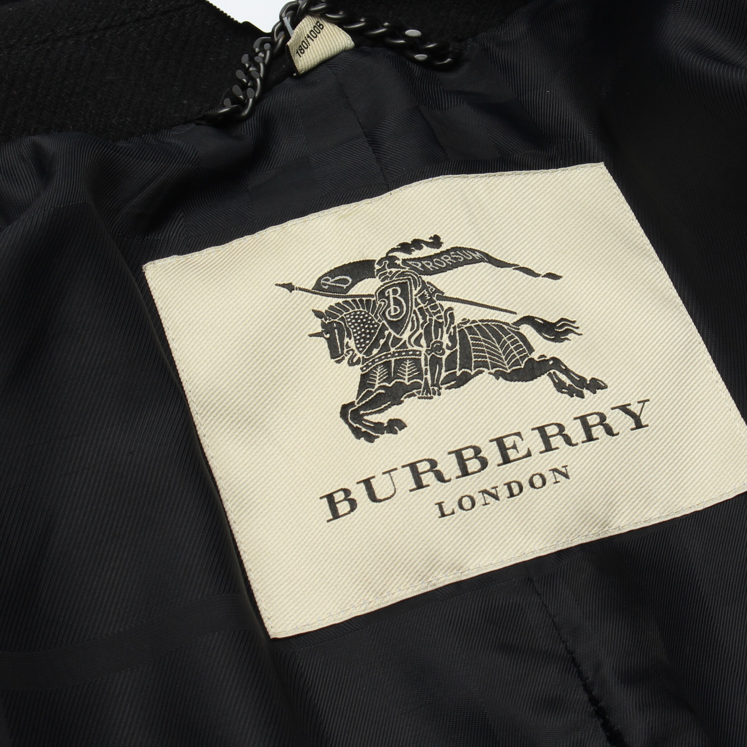 BURBERRY Jacket & Coat in XL in Black