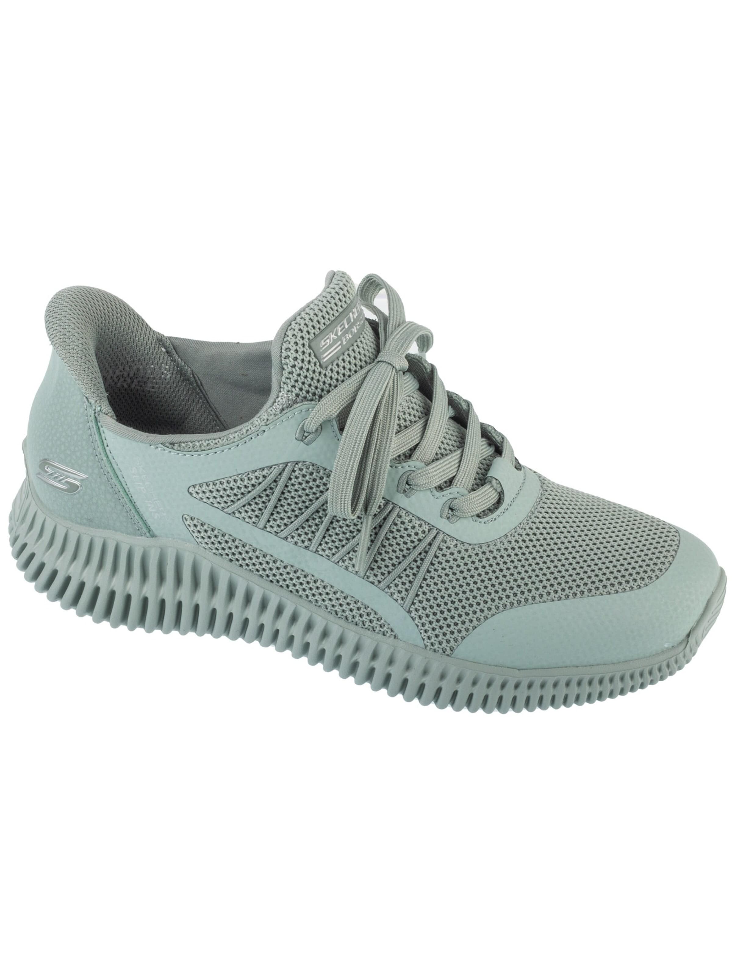 SKECHERS Sports shoe 'Skechers Slip-Ins: Bobs Geo Lite - Divine Pace' in Green: front