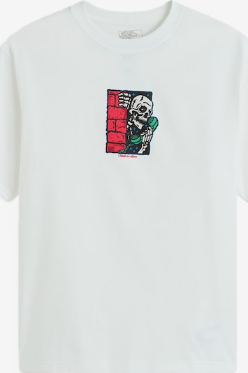 XXL dydžio Marškinėliai 'Feel So Alive Tee' iš VANS, spalva – ryškiai raudona / juoda / balta, Prekių apžvalga