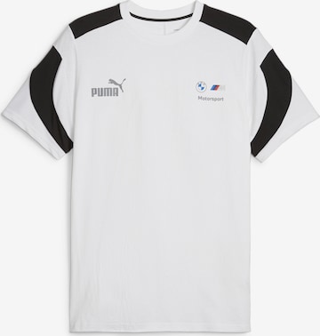 T-Shirt fonctionnel 'BMW M Motorsport MT7' PUMA en blanc : devant