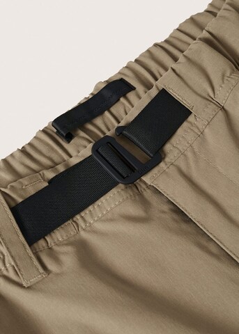 MANGO MAN Regular Athletic Pants 'Astorgl' in Beige