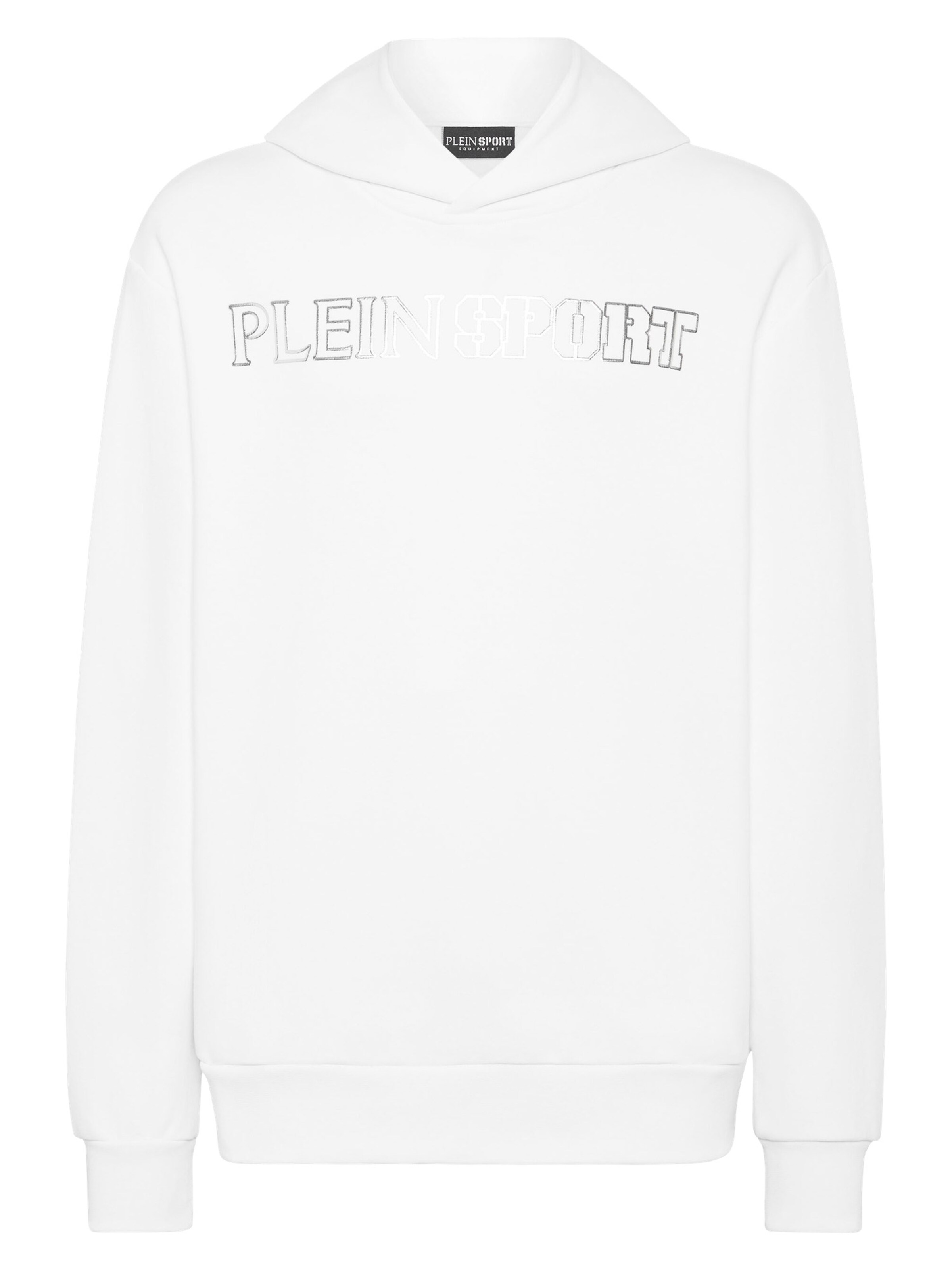 Sweat-shirt 'Tiger' Plein Sport en blanc : devant