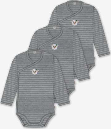 Barboteuse / body normani en gris : devant