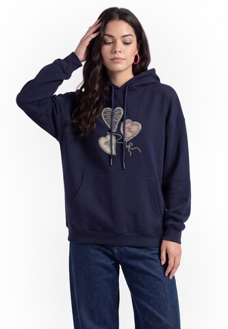 MYMO - Sudadera en azul: frente