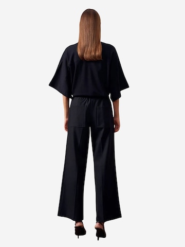 Dilvin Wide leg Broek in Zwart