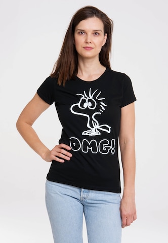 LOGOSHIRT T-Shirt 'Woodstock' in Mischfarben: predná strana