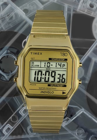 Montre à affichage analogique 'T80' TIMEX en or