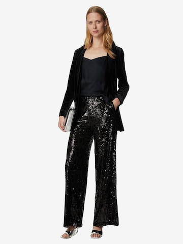 Wide Leg Pantalon Marks & Spencer en noir