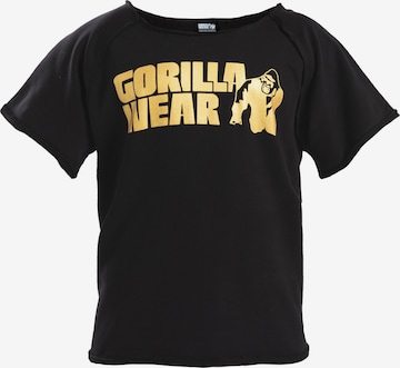 Gorilla Wear Functioneel shirt 'Classic Workout' in Zwart: voorkant
