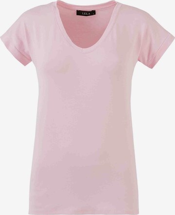 Maglietta di LELA in rosa: frontale