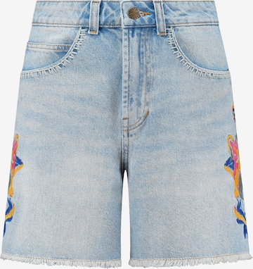 Regular Jeans 'Chris' de la Shiwi pe albastru: față