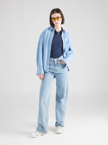 Tommy Jeans Shirt  'ESSENTIAL' in Blau