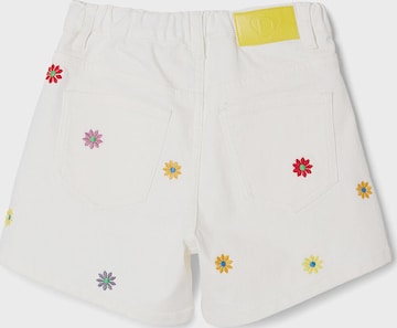 Regular Jean 'Daisy' Desigual en blanc