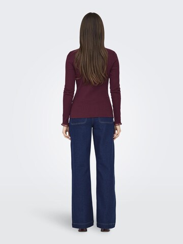 ONLY Shirt 'ONLLeslie' in Rood