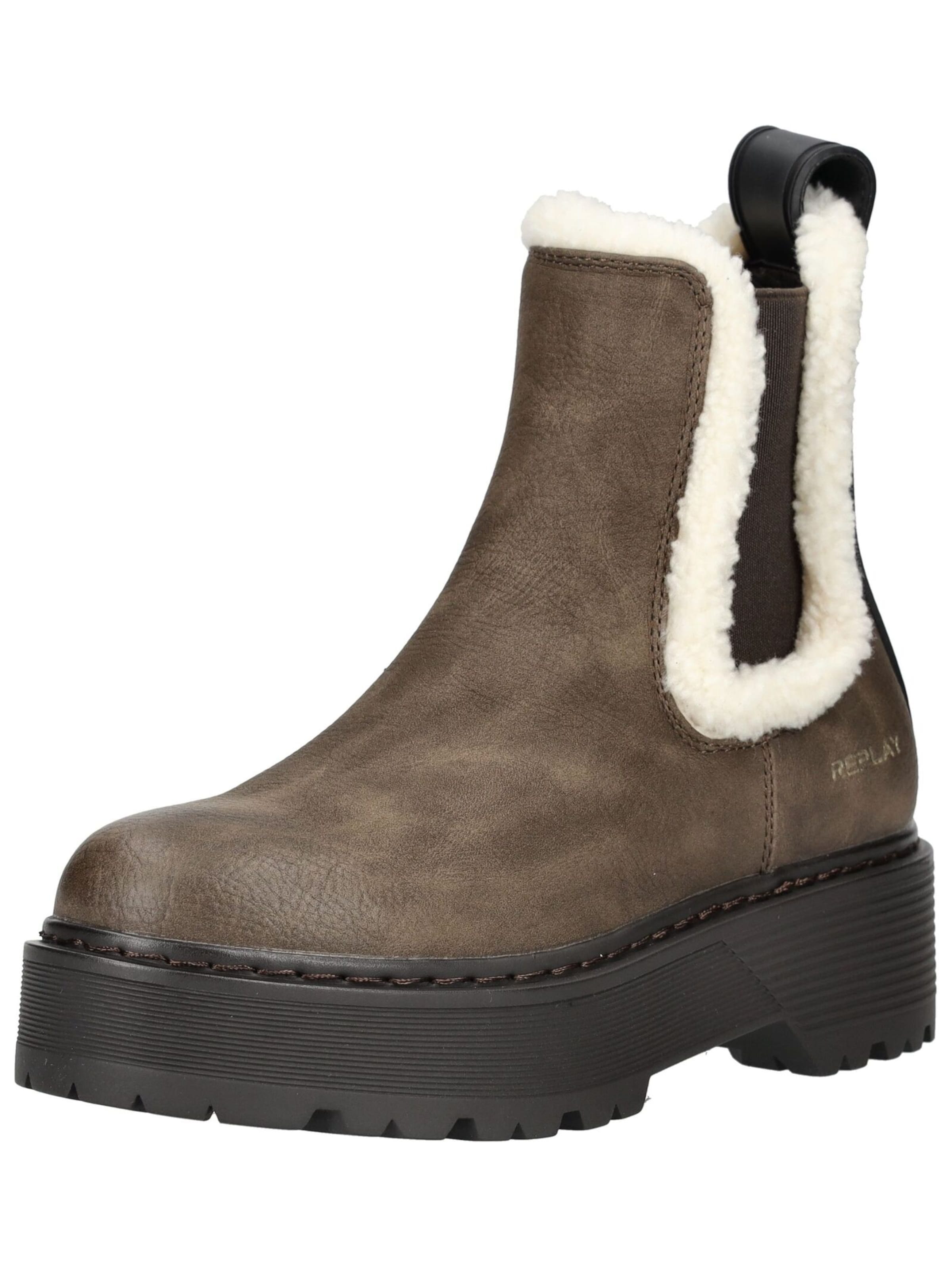 Chelsea Boots REPLAY en marron : devant