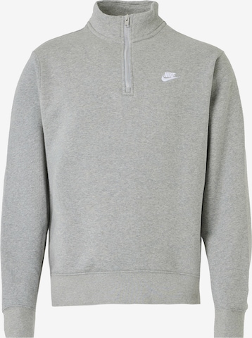 Nike Sportswear Свитшот 'CLUB' в Серый: спереди