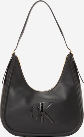 Calvin Klein Schultertasche in Schwarz: Vorderseite