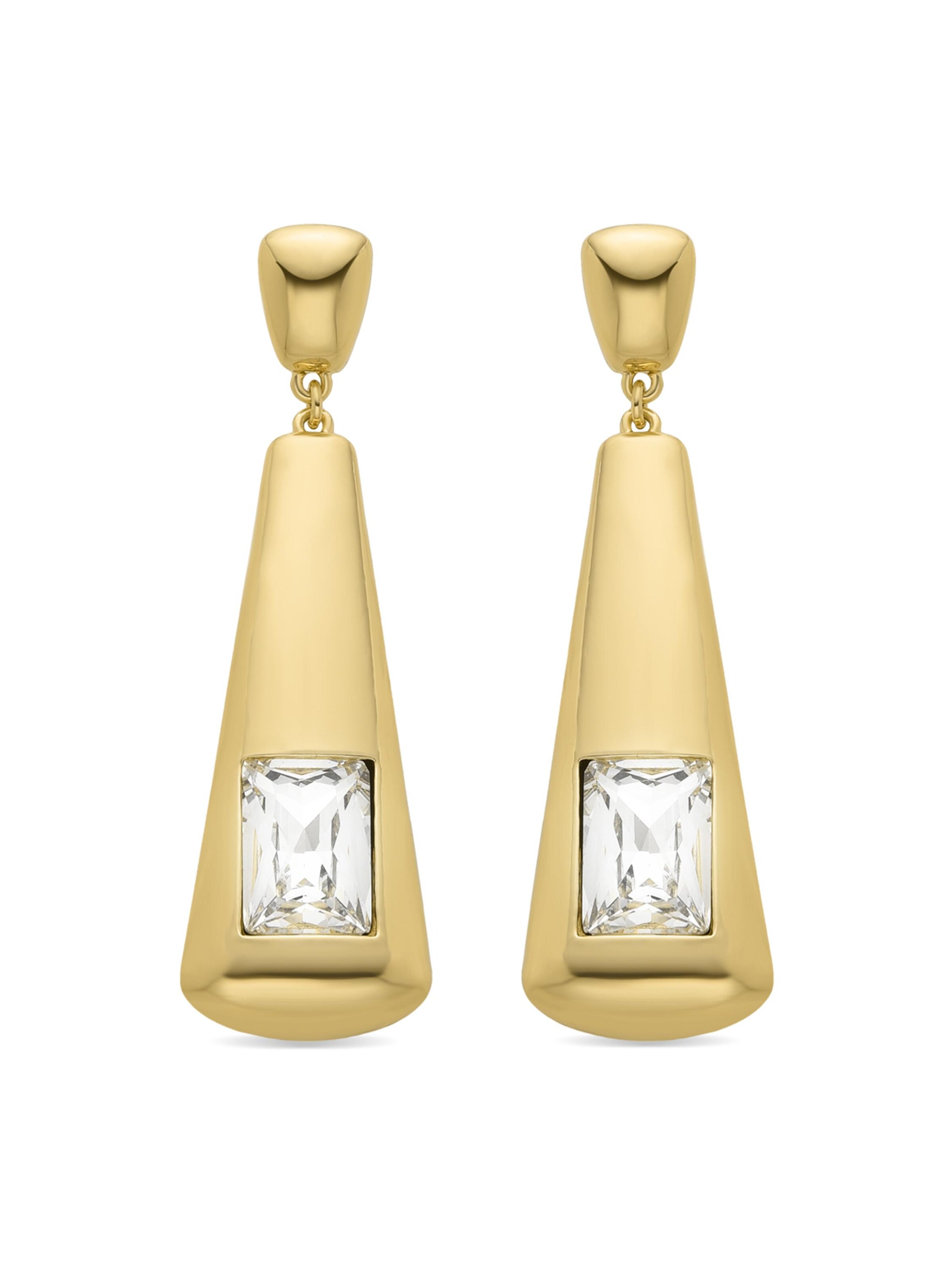 Luxenter - Pendientes 'Mayate' en oro: frente