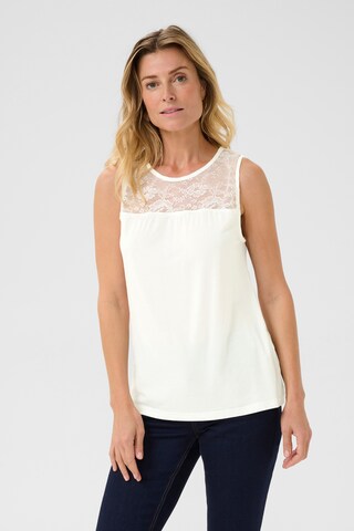 Camicia da donna 'Tippa' di Cream in bianco: frontale