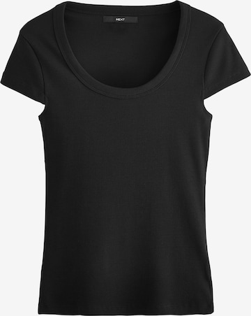 Next Shirt in Black: front