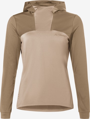 VAUDE Sports sweater ' Qimsa' in Beige: front