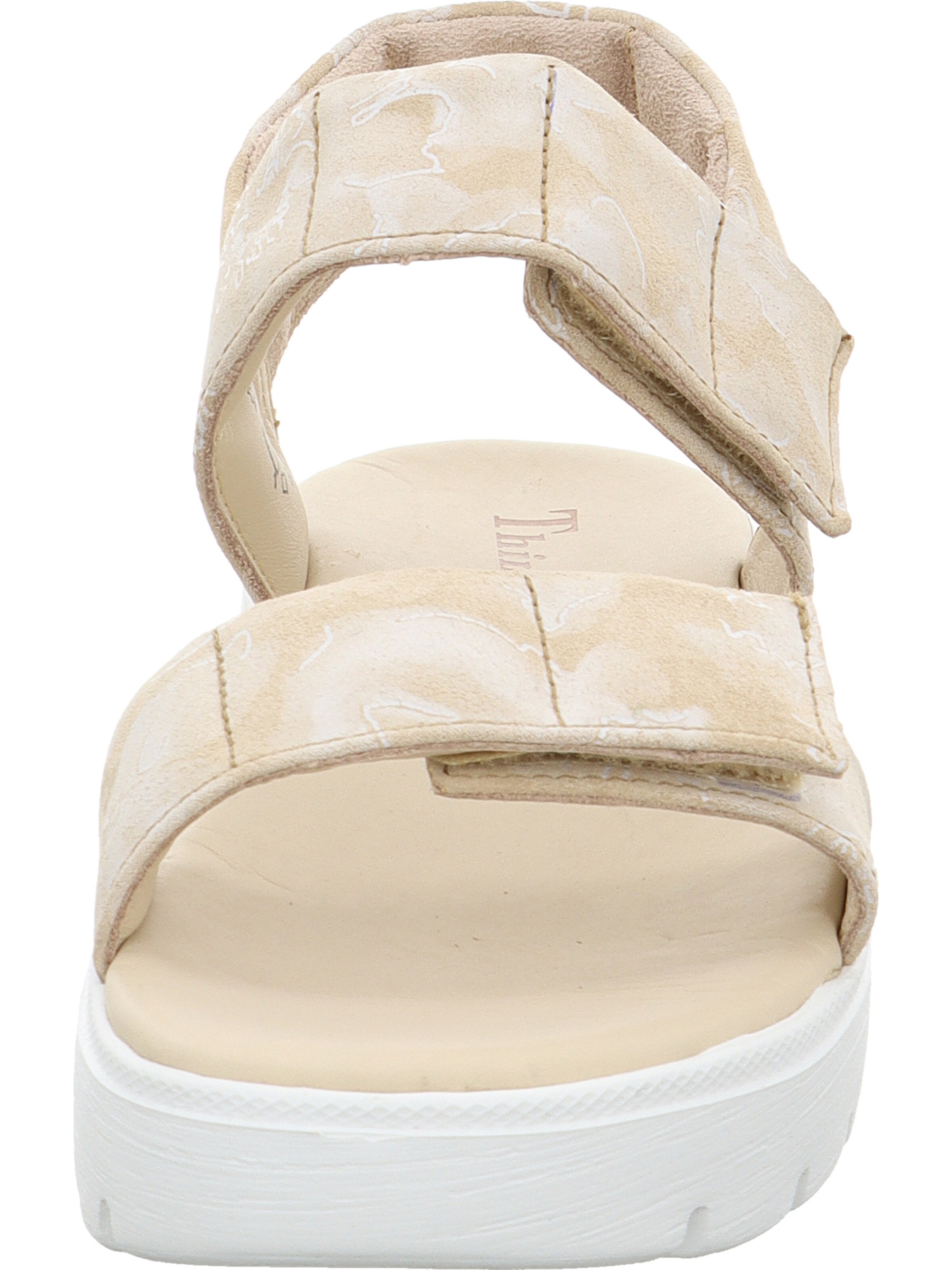 THINK! Strap Sandals 'Sing Light' in Brown