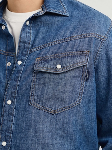 Coupe regular Chemise 'Hammond' Pepe Jeans en bleu