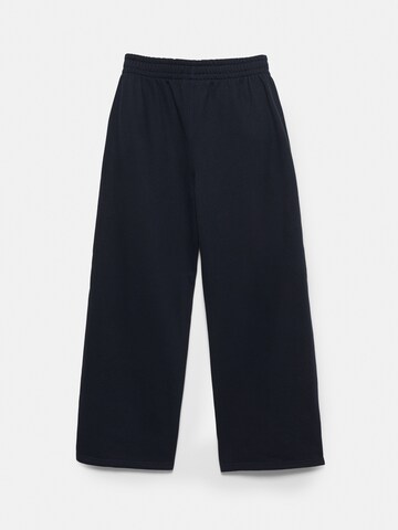 Pull&Bear Baggy Hose in Blau
