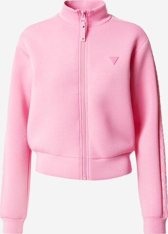 GUESS Sportsweatshirt 'New Allie' in Pink: predná strana