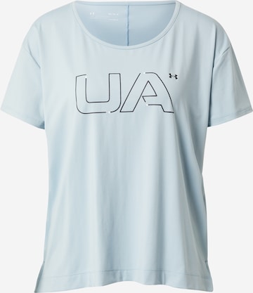 T-shirt fonctionnel UNDER ARMOUR en bleu : devant