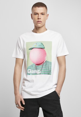 Mister Tee Regular Fit T-Shirt 'Golf Gang' in Weiß: predná strana